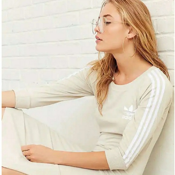 adidas beige dress